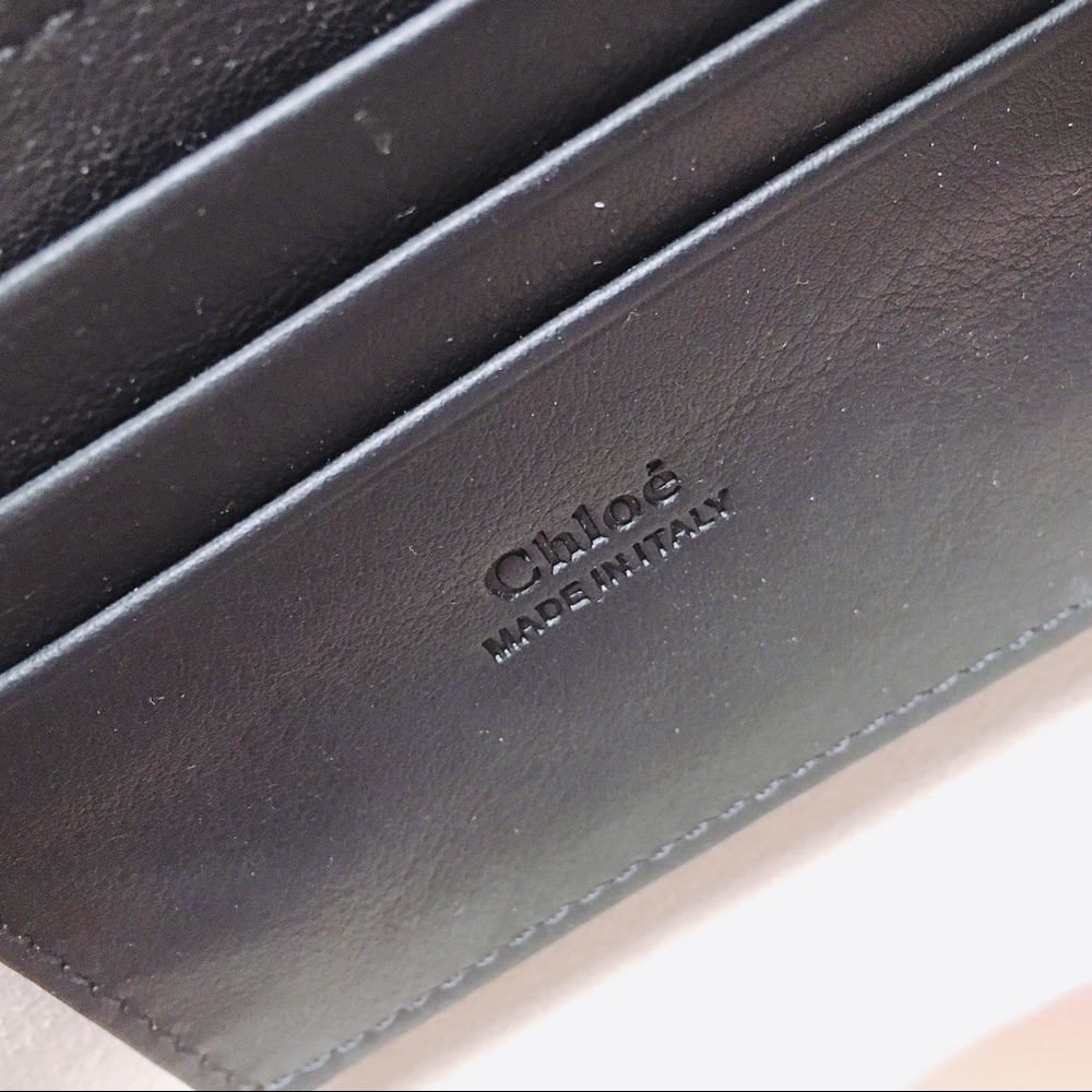 SOLD! Chloe black mini Faye wallet crossbody bag - Picture 6 of 8